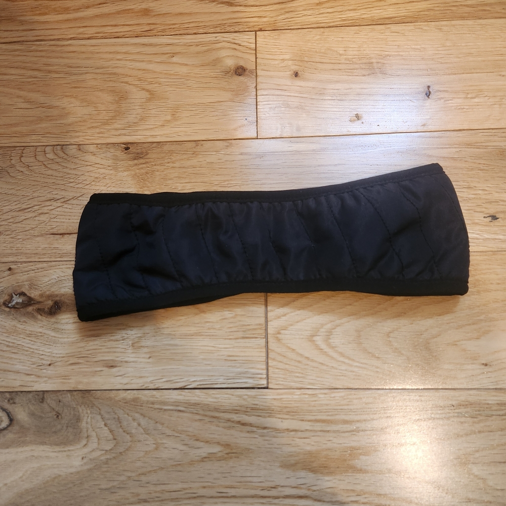 Running Room Black Quilted Headband